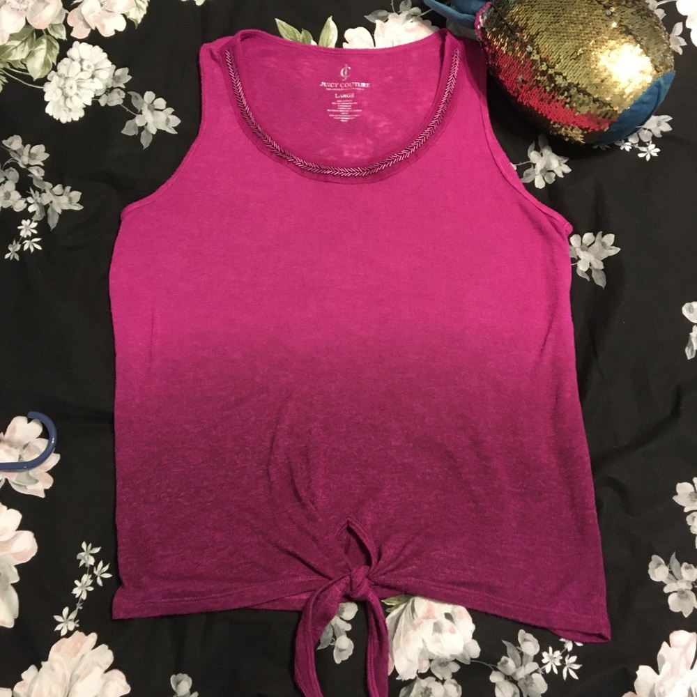 Juicy Couture Pink Sleeveless Top